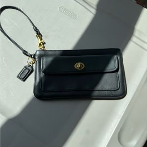 Like New Coach Leather Wristlet